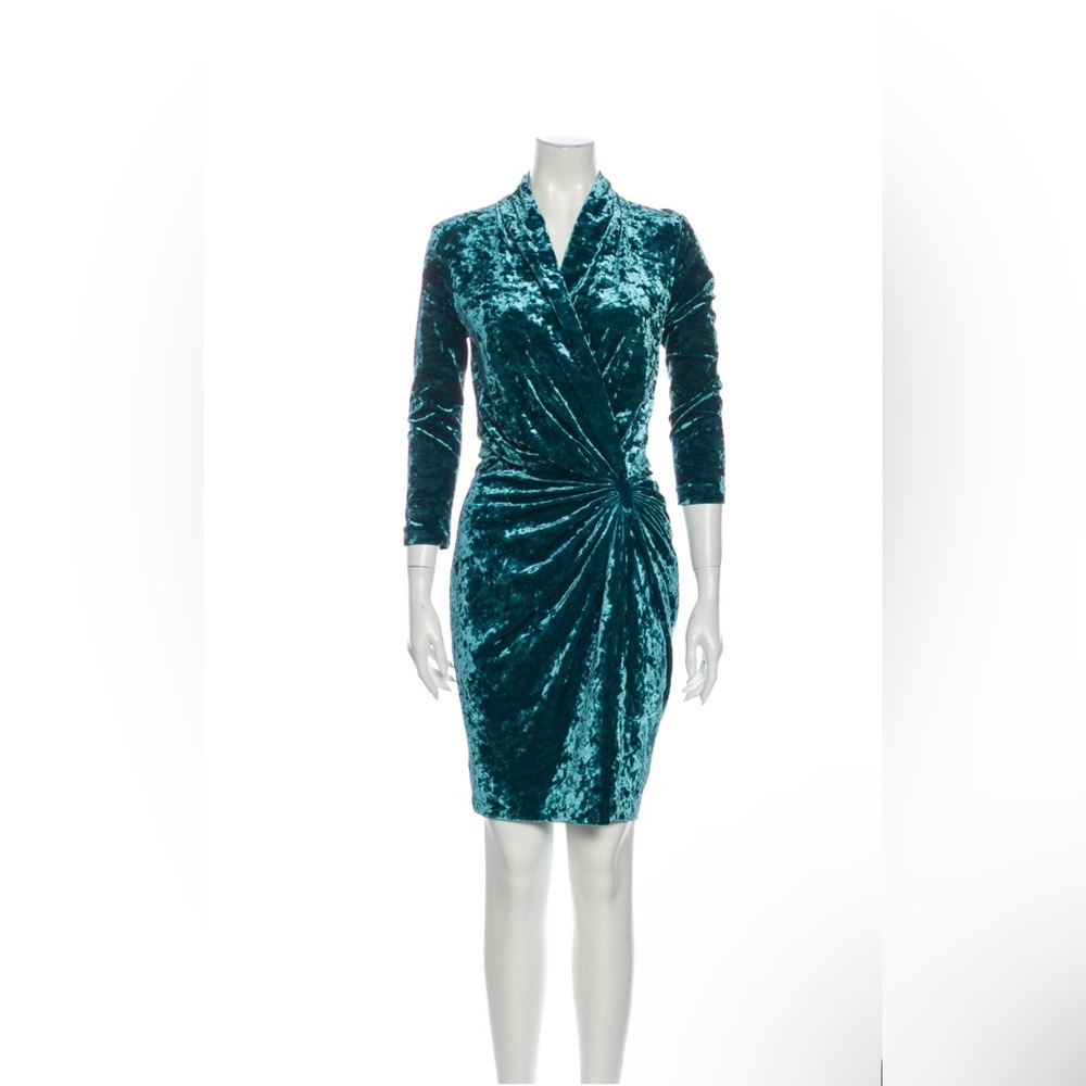 Catherine Malandrino Delphine Velvet Wrap Dress